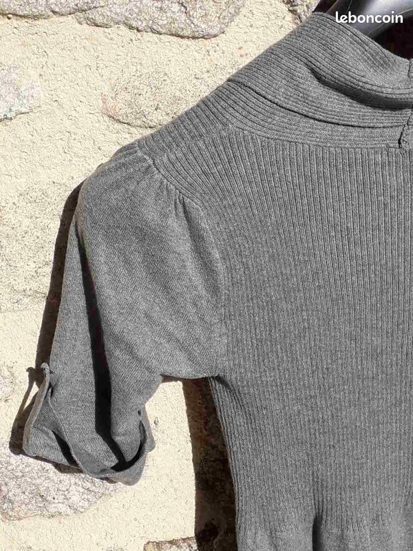 Robe en lainage grise, 38/40 (image 3)