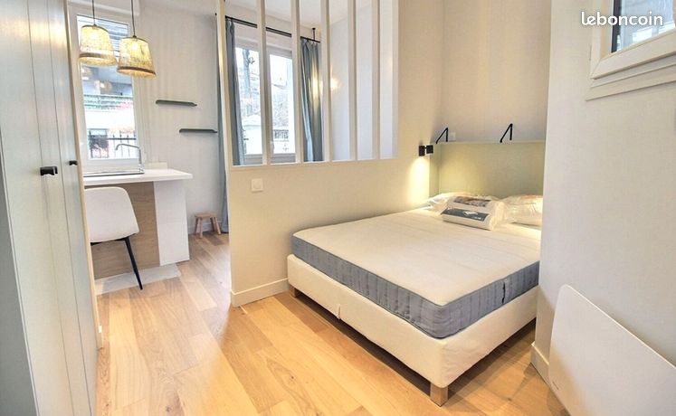 Studio 25 m² meublé, refait à neuf