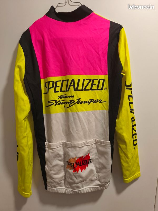 Maillot cycliste vintage Specialized Team Stumpjumper – manches