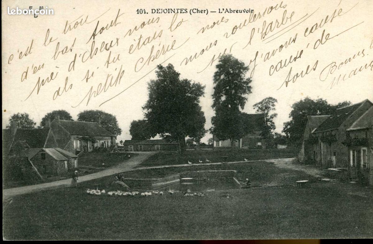 218x004-d-partement-du-cher-carte-postale-ancienne-cpa-de-dejointes