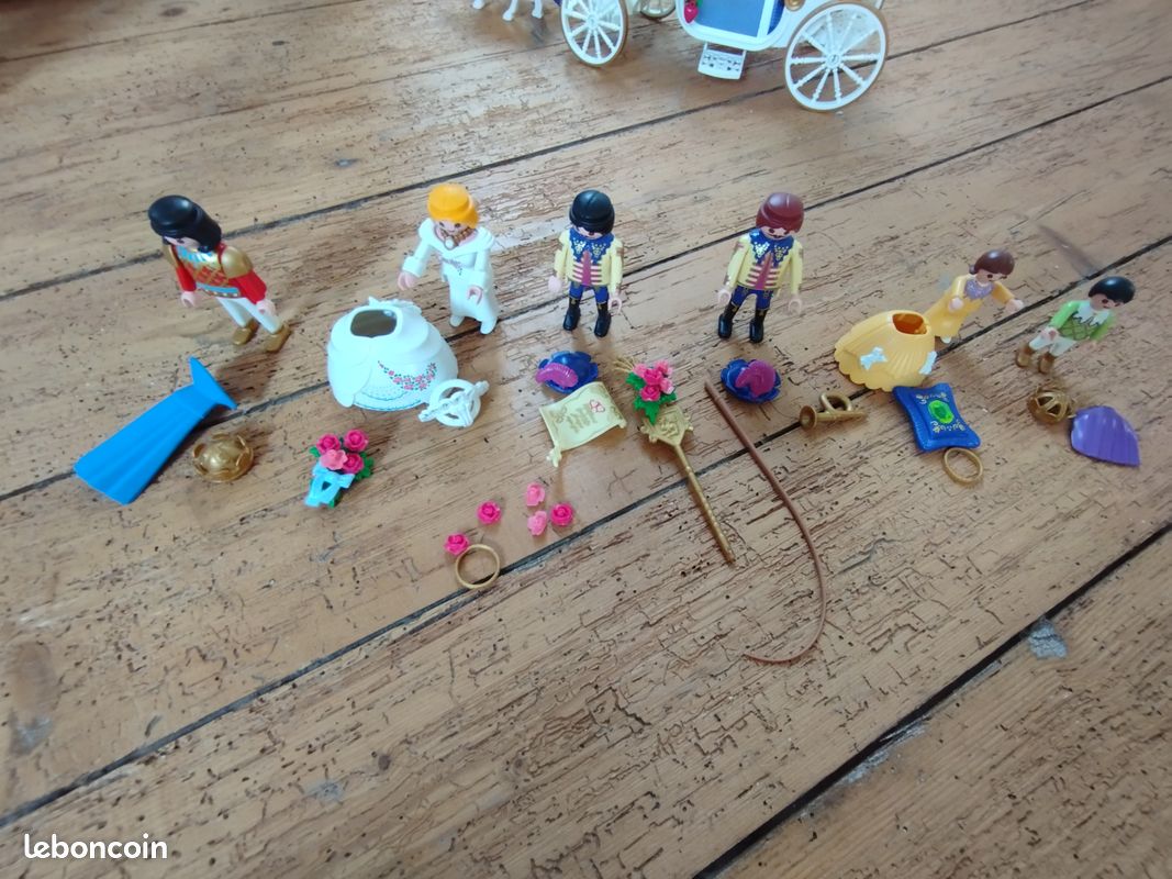PLAYMOBIL 4258 – Calèche Royale Princesse & Roi – Thème Mariage Château – Neuf OVP