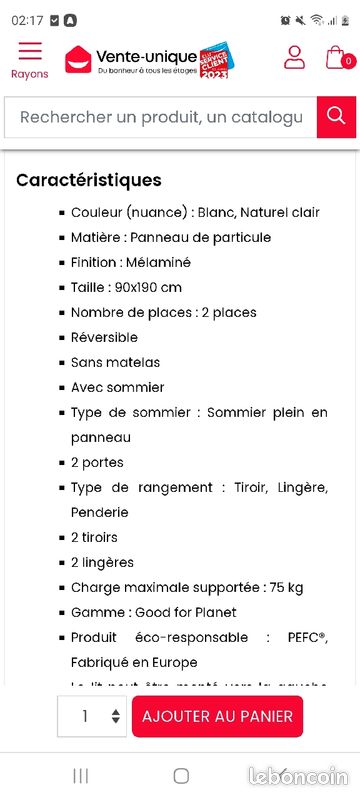 Chambre complète lits superposés bureaux et sièges (image 9)