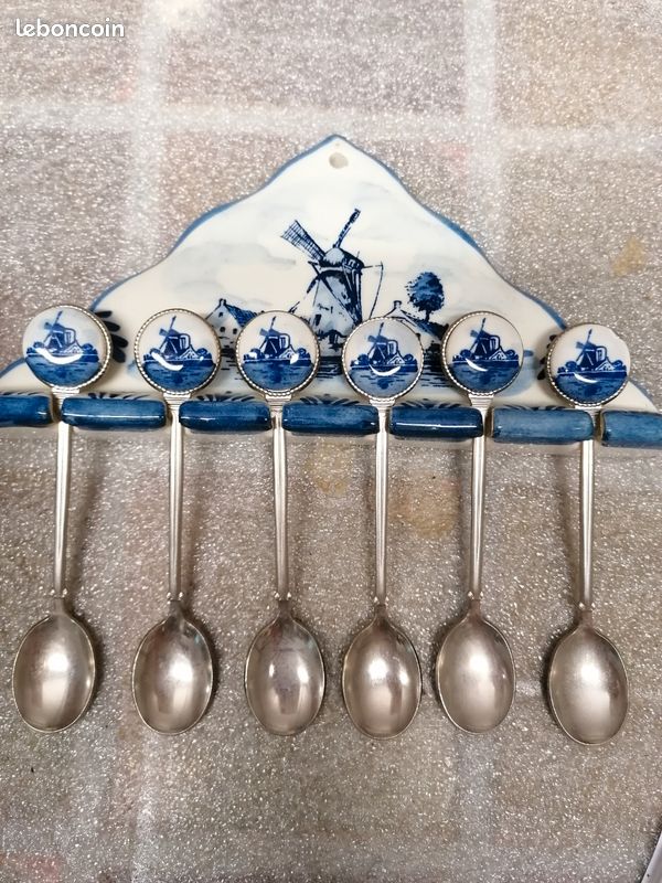 Cuillères Delft blue (image 1)