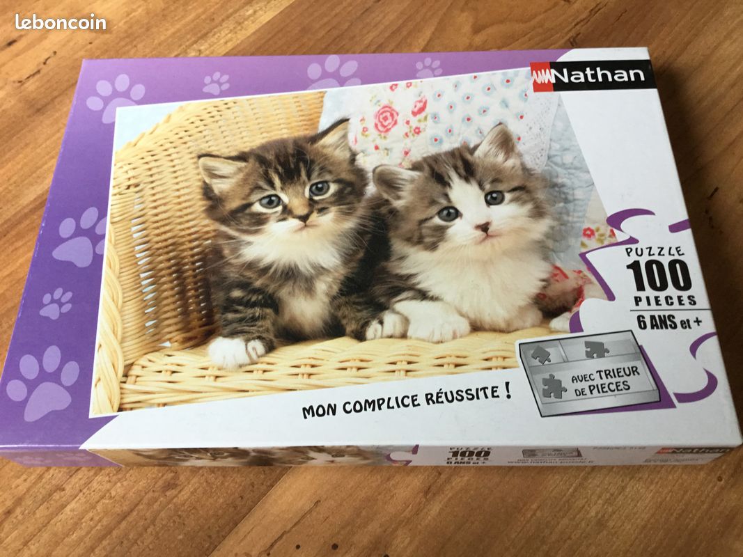 Puzzle chatons 100 pièces (image 1)