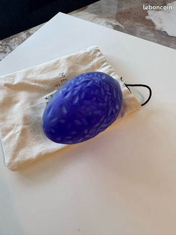 Boule De Noël Meisenthal – Piaf Rouge, Avec Pochon (Neuf)