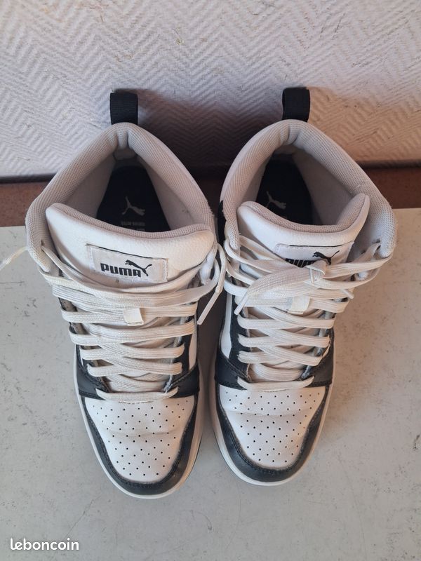 PUMA baskets hautes cuir femme taille 38 (image 5)