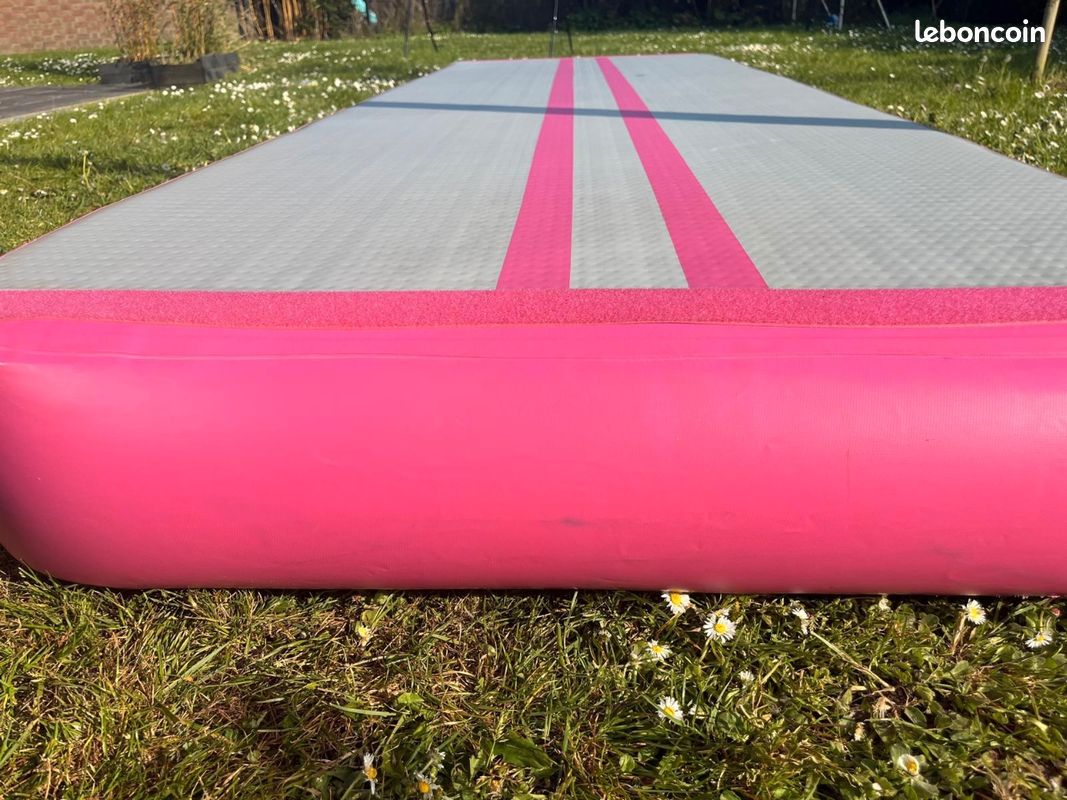 ALIFUN Tapis De Culbute Acrobatique Gonflable 1,8m à 6m - Épaisseur 10cm Ou 20cm Avec Pompe Électrique - Idéal Enfants & Sport