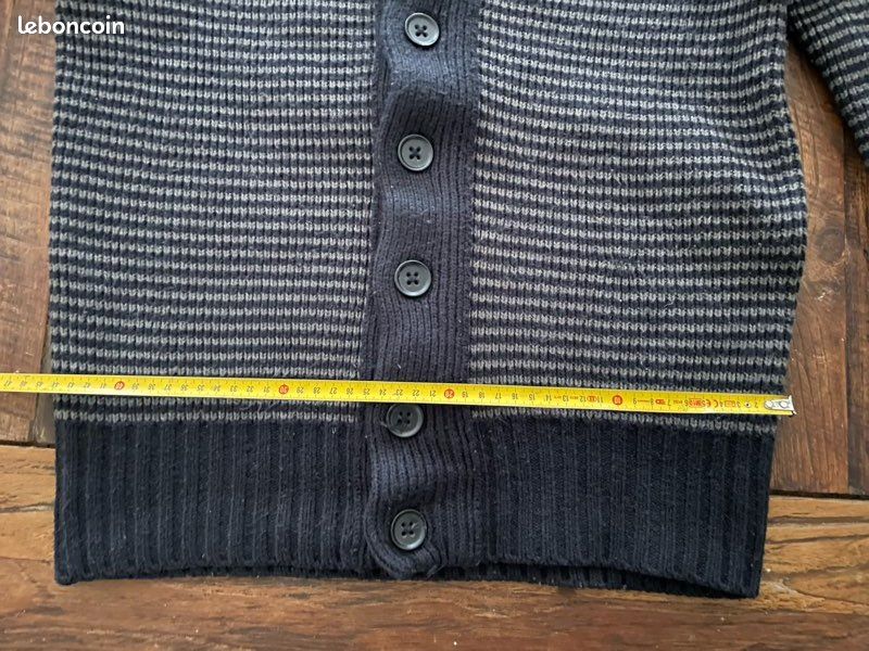 Pull gilet laine Celio homme (image 4)