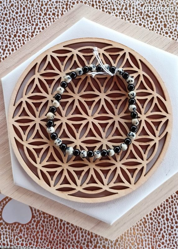 Bracelet fin en Pierre naturelle jaspe (image 1)