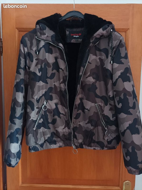 Parka Veste Ado Fille Jennyfer Doudoune Militaire Jennyfer Fille