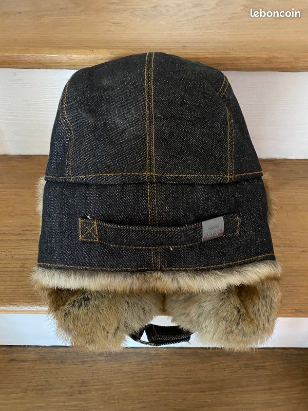 Chapeau chapka Barts laine et jean noir (image 3)