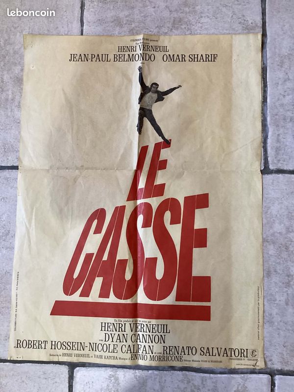 Affiche de cinéma originale Le casse 39x52 (image 1)