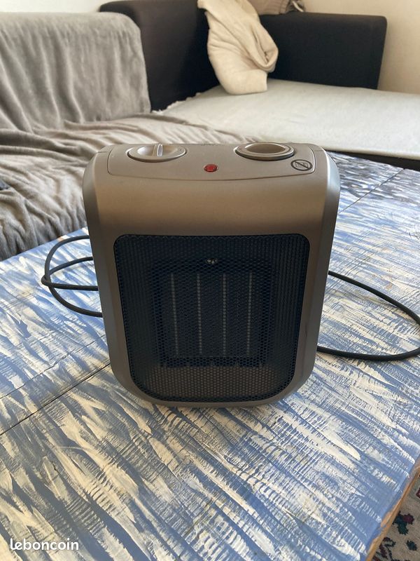 Radiateur soufflant céramique TL 18 PTC - 1000-2000W - Gris (image 1)
