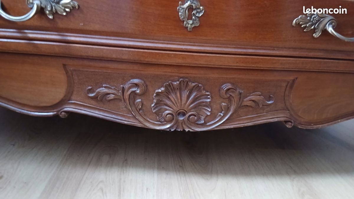Commode louis xv merisier (image 3)