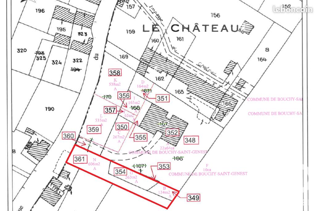 Terrain 1003 m² · à Bouchy-Saint-Genest · 1 003 m² · 23 900 €