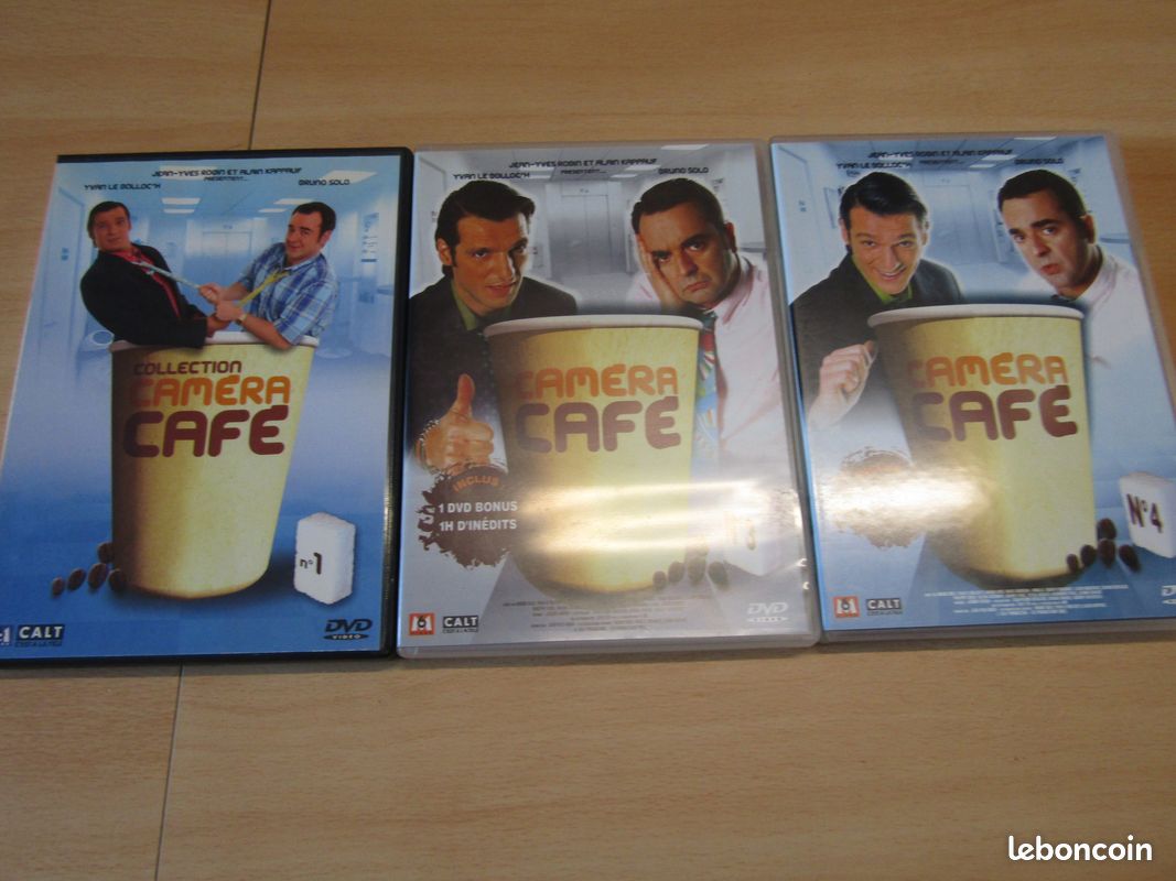 Lot de 3 dvd camérra café (image 1)