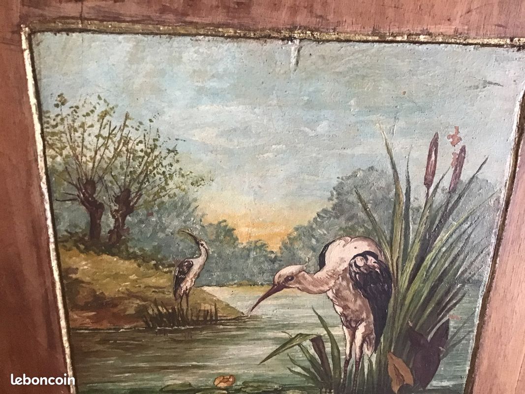 Peinture ancienne sur bois (image 7)