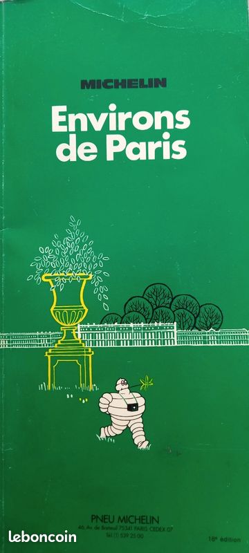 Livre Michelin "environs de Paris" (image 1)