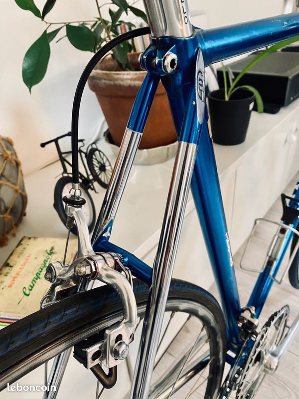 Cadre Pinarello Prestige (Colombus) – 55 Cm – Bleu Perle – Fourche Chromée – Campagnolo