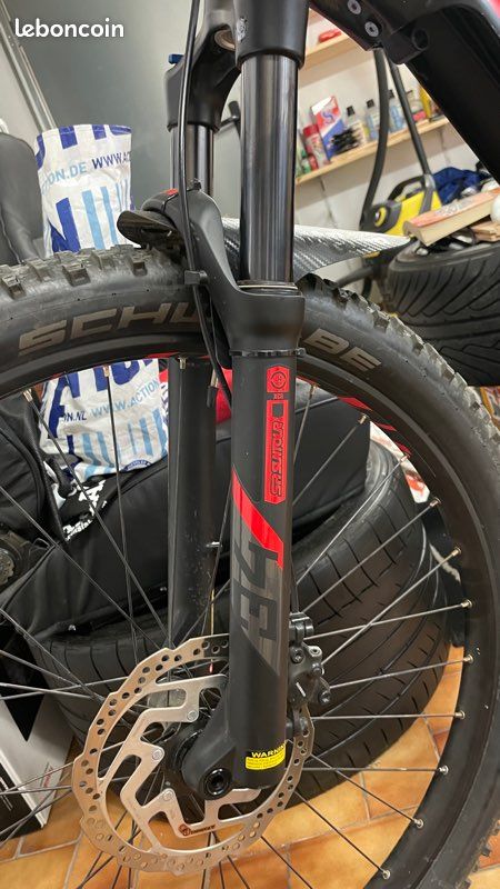 Fourche VTT AE Suntour XCR 34 2020 - 27,5 - 500 km - état neuf (image 1)
