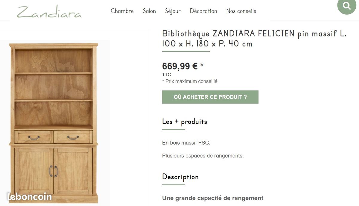 ARMOIRE / MEUBLE Félicien ZANDIARA (image 3)