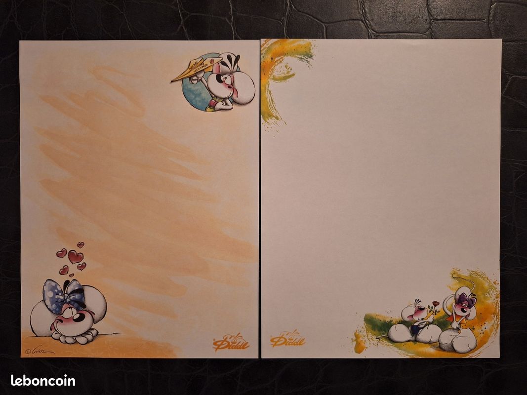 Lot De Papiers à Lettre Et Enveloppes Diddl : Achat Occasion