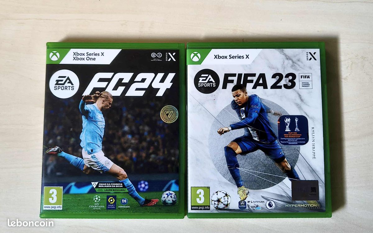 Deux jeux Fifa Xbox Series Bon état : Fifa 23 et FC 24 (image 1)