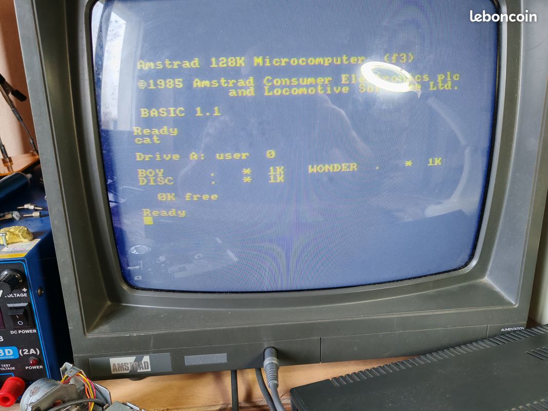 AMSTRAD CPC 6128 - Bon état -Révisé, totalement fonctionnel / Perfectly working EUR 164,00 - FR