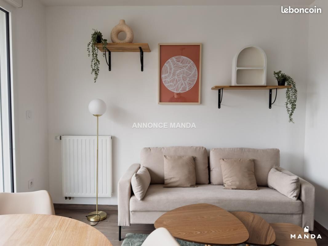 Appartement 2 pièces 44 m² · à Rezé · 44 m² · 750 €/mois