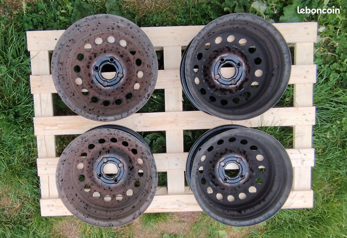 4 jantes tôle Nissan Micra (image 2)