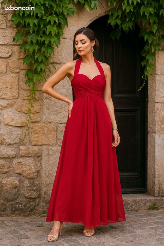De Soirée Chic Robe Longue Vente Privee Robe De Soirée Rouge