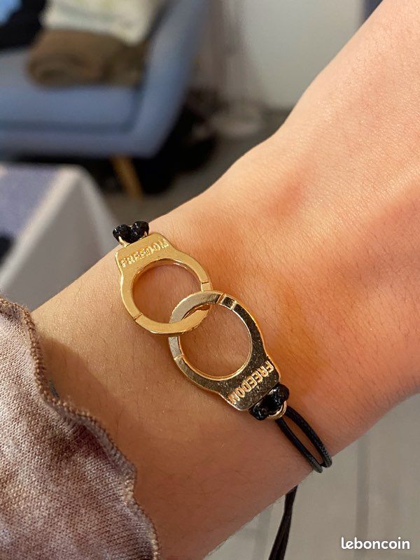 Bracelet en acier et nylon style Dinh v*n (image 1)
