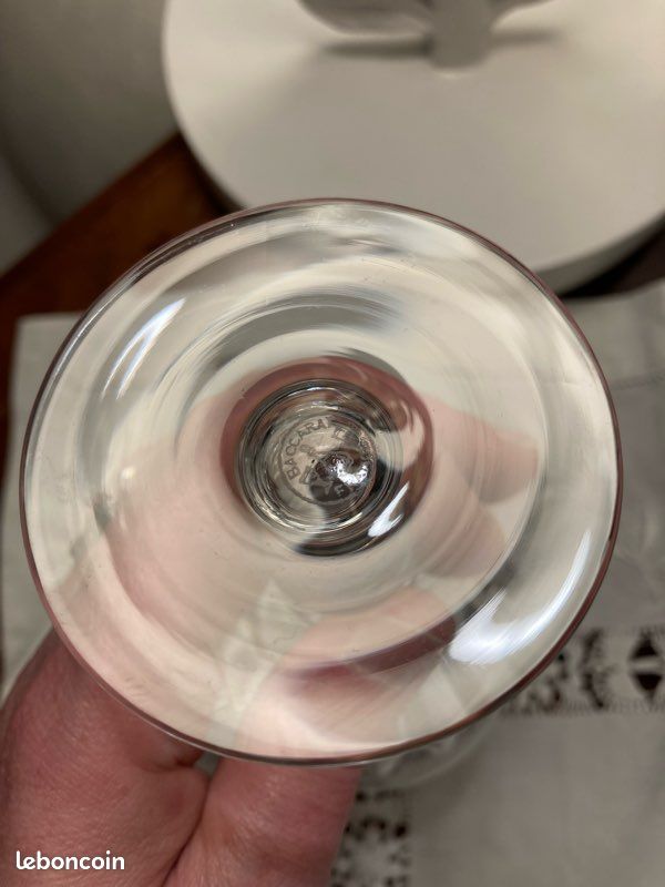11 verres à vin Baccarat, île de France (image 6)