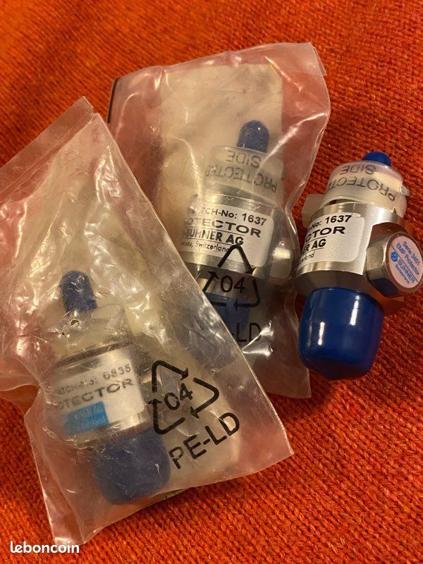 Lot de 3 parafoudres coaxiaux Huber+Suhner 3401.00.E (50 Ohms, type N) — Neufs (vente unité ou lot) (image 4)