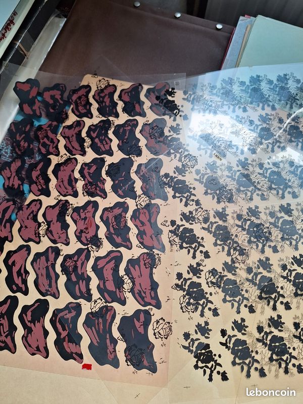Serigraphie Roses Elysées (image 6)