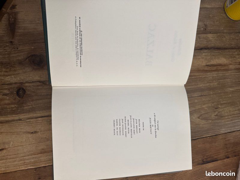 Livre Honore de Balzac (image 2)