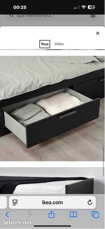 Lit brimnes IKEA (image 2)