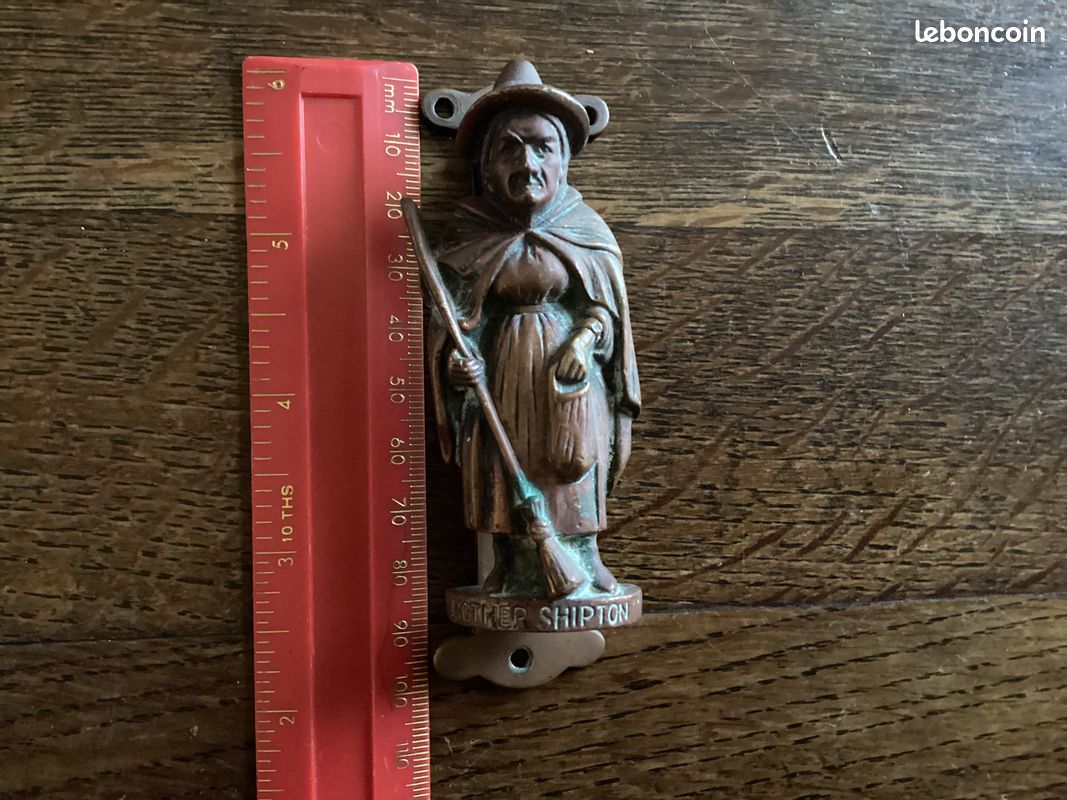 Heurtoir de porte en laiton vintage (image 1)