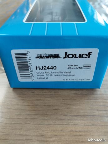 Jouef HJ2440 Locomotive Diesel Vossloh 18 – État Neuf, Boîte D'origine, Pour Réseau Colas