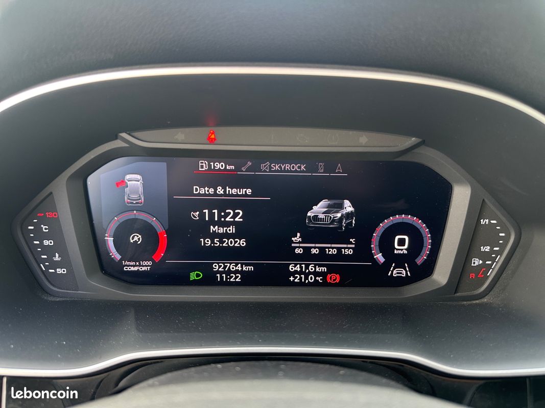 AUDI Q3 35 TDI 150 ch Quattro Design Luxe - Caméra de recul - Hayon élec - GARANTIE 12 MOIS (image 14)