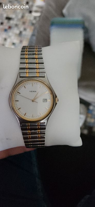 Montre Yema Vintage Pour Homme – Mouvement Quartz – Occasion En Bon état