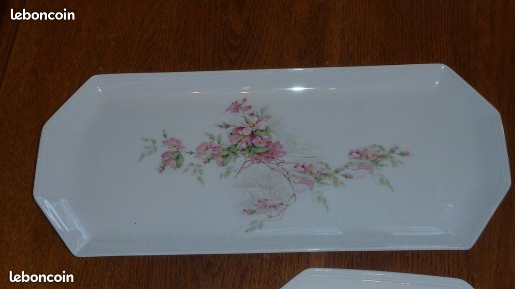 Superbe service à café ou à thé en porcelaine de Limoges (image 4)