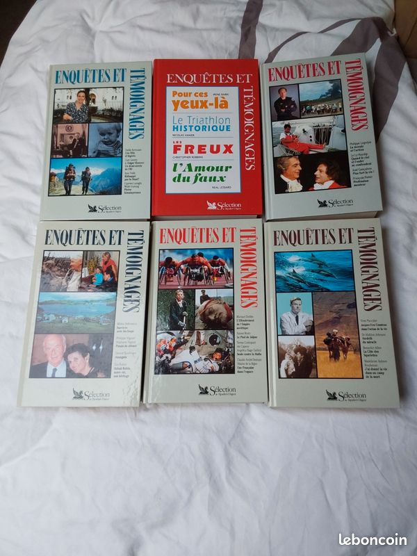6 livres enquette et témoignage (image 1)