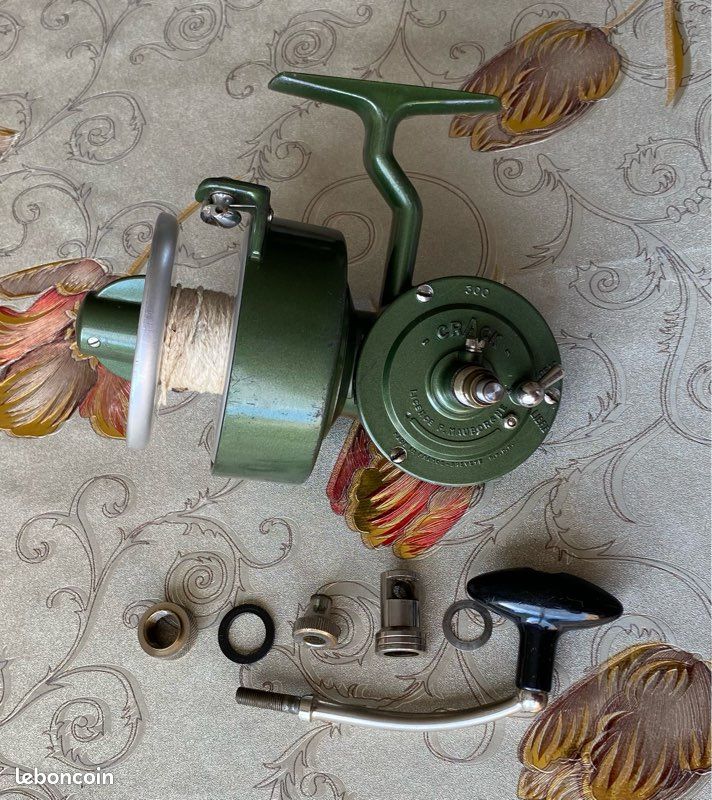 MULINELLO CRACK CONTACT Moulinet Pêche ancien Vintage reel