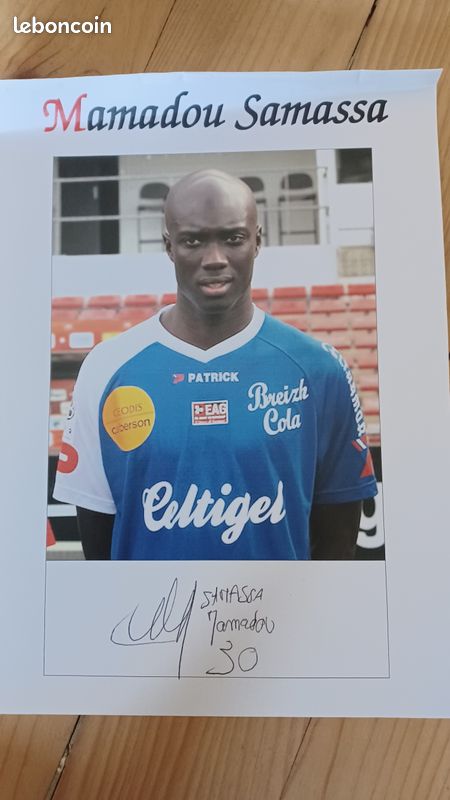 Autographe mamadou samassa (image 1)