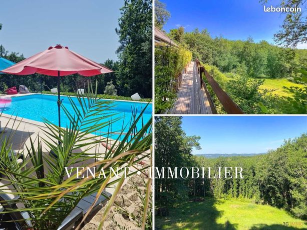 Ensemble de 2 maisons avec piscine et terrain boisé | Périgord Noir | 280 m²