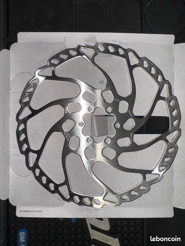 Disque De Frein 6 Trous TRP TR33 Noir/argent- 203mm - Freinage De Vélo