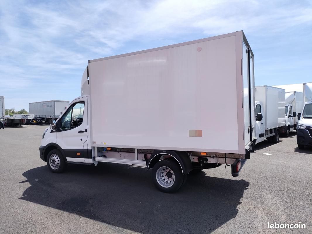 Ford Transit CHASSIS CABINE FRIGO 12M3 130 CV ROUES JUMELEES CAISSE CAZAUX GROUPE THERMOKING MONO... (image 3)