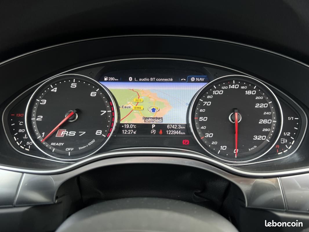 Audi RS7 Sportback 4.0 560 CH BVA / RS 7 SUIVI COMPLET FRANCAISE 2ND MAIN (image 17)