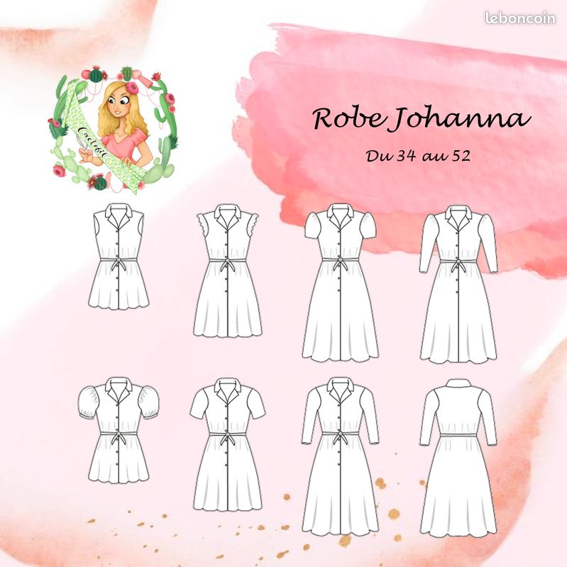 Patron de couture robe Johanna de Cactofil (image 3)